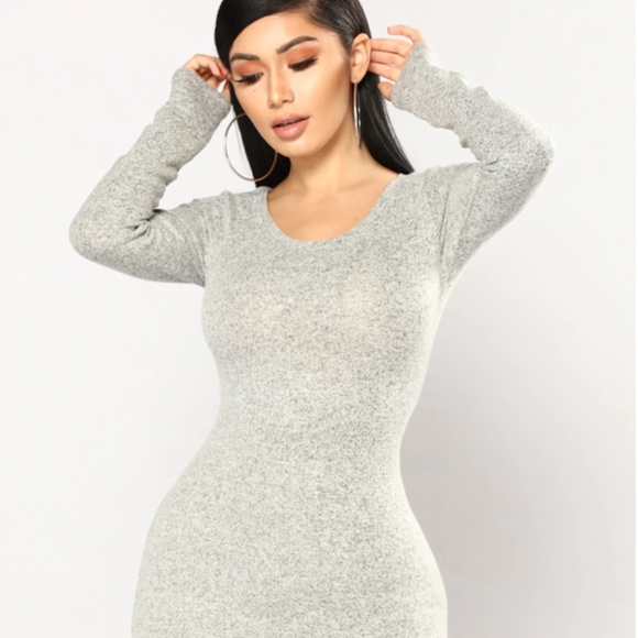 Fashion Nova Soft Long Sleeve Dress - Picture 3 of 9